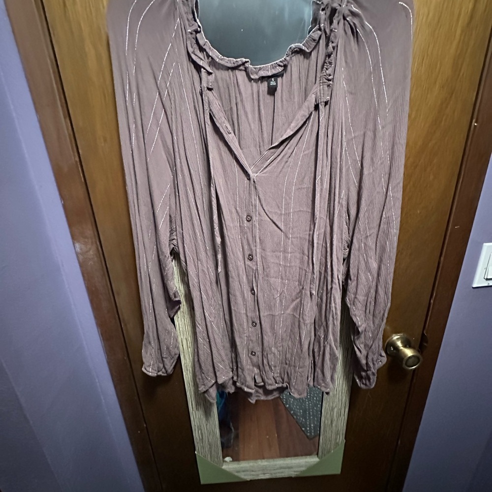 Torrid slate purple Blouse